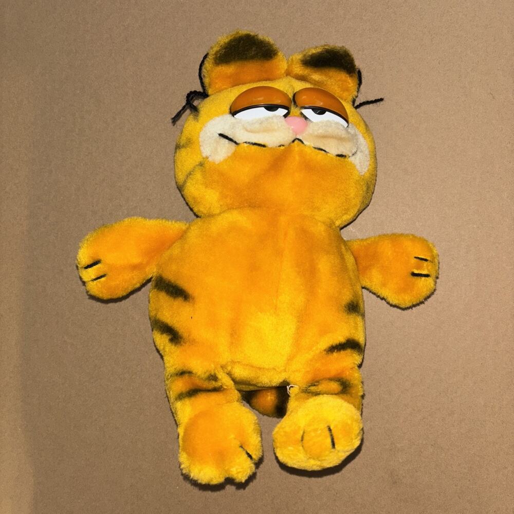 Garfield Plush Vtg 1978 1981 Stuffed Animal Fun Farm United Feature Syndicate 8”